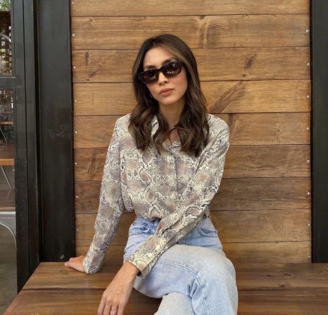 Lần hiếm hoi sau bao nhiêu năm, cuối cùng Tăng Thanh Hà cũng chịu thay đổi kiểu tóc. Ảnh FBNV