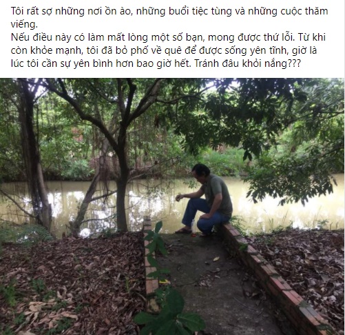 Nghệ sĩ Giang Còi tha thiết mong mỏi có được cuộc sống bình yên sau biến cố lớn của cuộc đời. Ảnh FBNV Nghệ sĩ Giang Còi tha thiết mong mỏi có được cuộc sống bình yên sau biến cố lớn của cuộc đời. Ảnh FBNV
