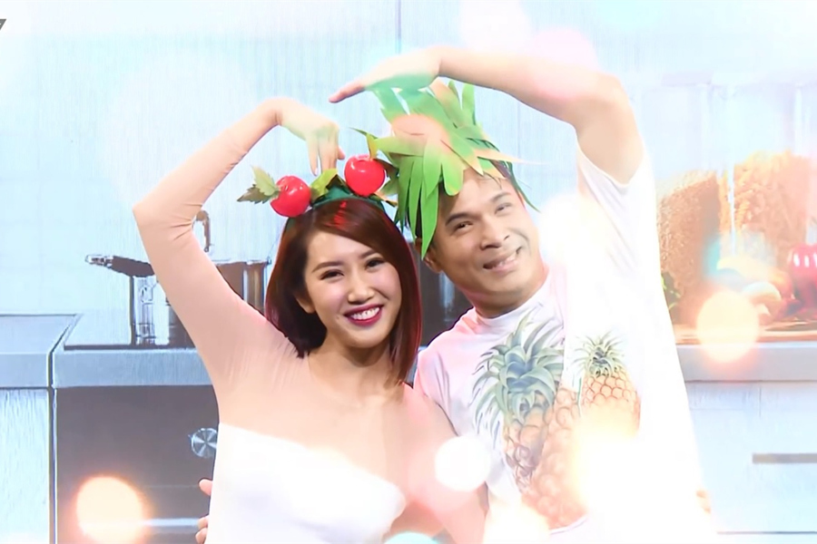 Trương Thế Vinh, Thúy Ngân nhắng nhít như cặp đôi mới yêu. Ảnh internet