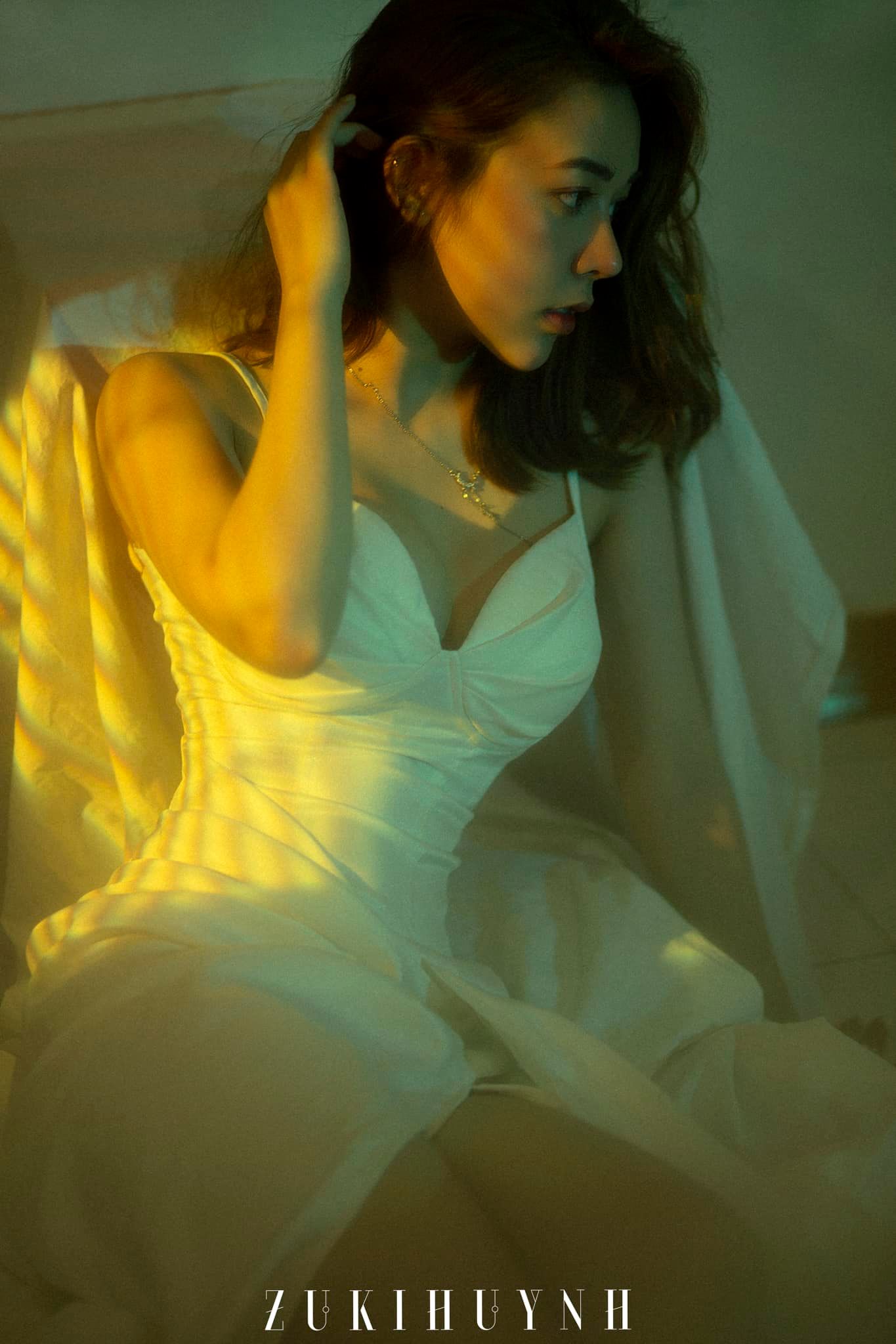 Sắc vóc chuẩn không cần chỉnh của hotgirl tiktok Quỳnh Miêu. Ảnh FBNV