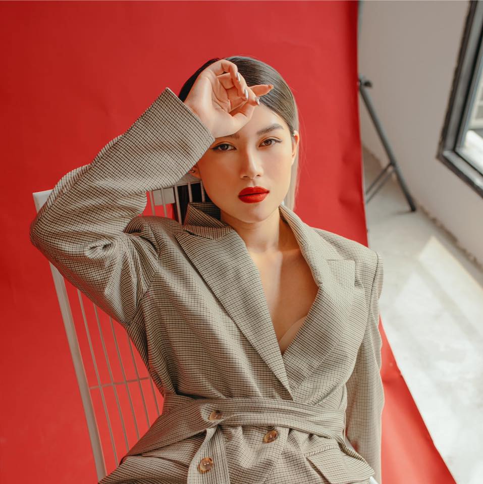 Khi make-up Ngọc Thanh Tâm như trở thành người khác. Ảnh FBNV Khi make-up Ngọc Thanh Tâm như trở thành người khác. Ảnh FBNV