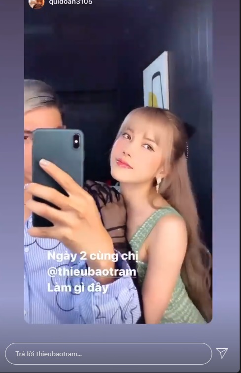Người đàn ông này được cho là đồng nghiệp thân thiết của Thiều Bảo Trâm. Ảnh IGNV Người đàn ông này được cho là đồng nghiệp thân thiết của Thiều Bảo Trâm. Ảnh IGNV