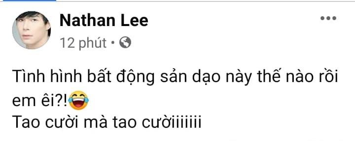 Nghi vấn Nathan Lee tung tin nhắn làm bằng chứng bóc trần Ngọc Trinh sống 'phông bạt' - Ảnh 1 Nghi vấn Nathan Lee tung tin nhắn làm bằng chứng bóc trần Ngọc Trinh sống 'phông bạt' - Ảnh 1