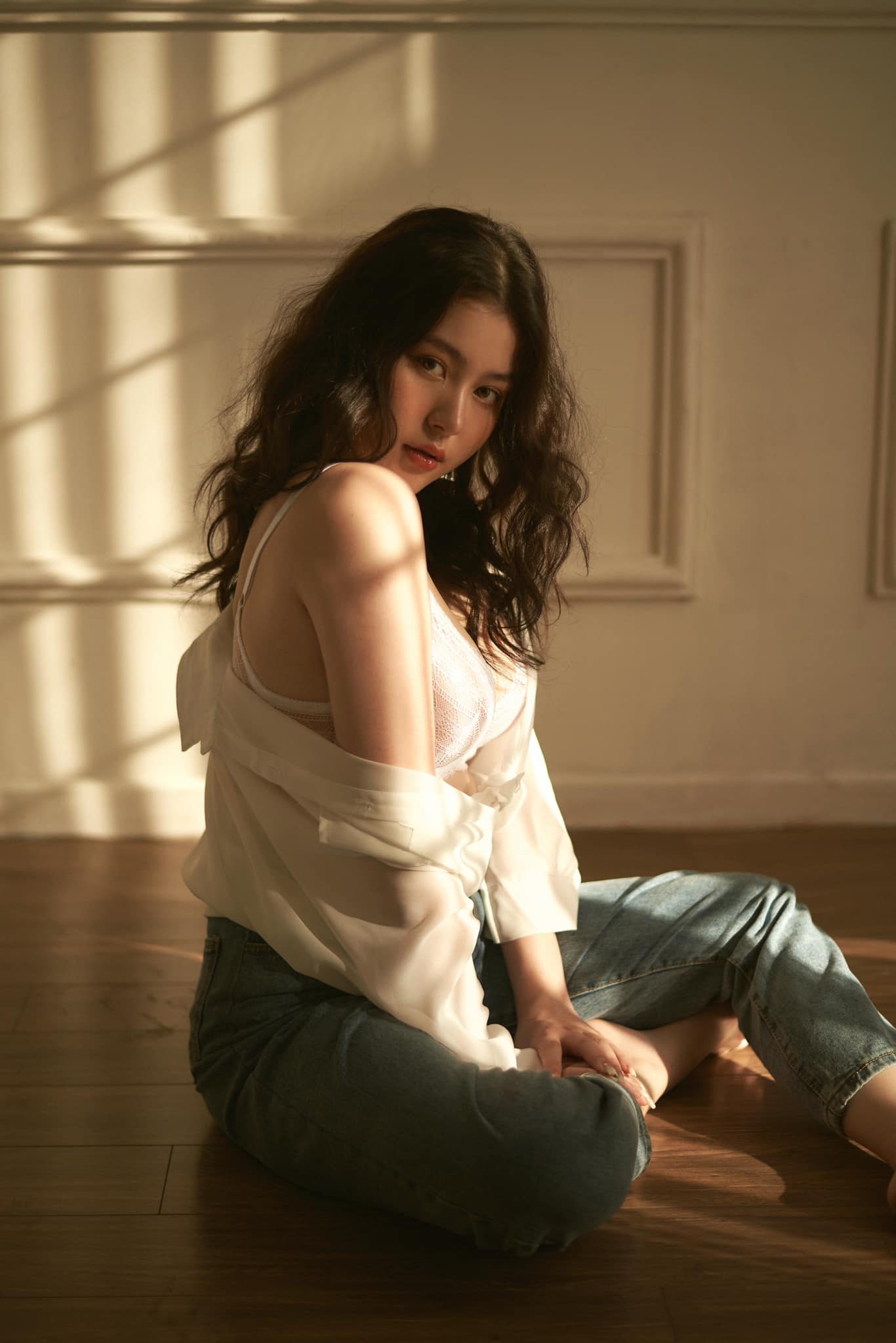 Wilson Nhật Anh có số đo 90-66-95 và chiều cao nổi trội so với bạn cùng lứa. Ảnh FBNV