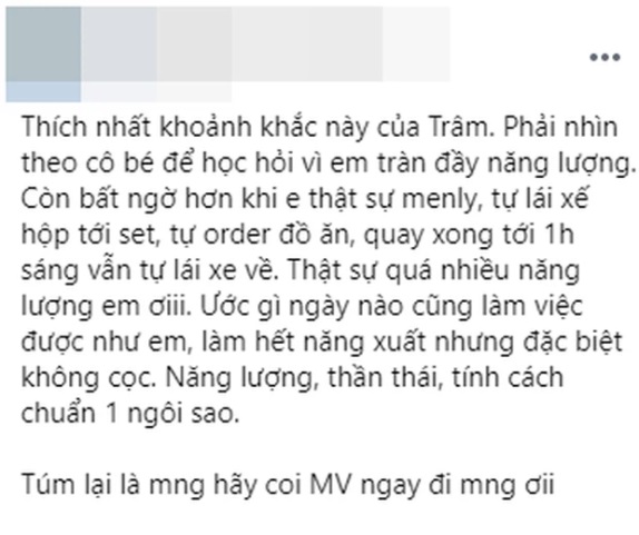 Người anh thân thiết 'bóc' tính cách thật của Thiều Bảo Trâm cùng cơn mưa lời khen. Ảnh chụp từ màn hình Người anh thân thiết 'bóc' tính cách thật của Thiều Bảo Trâm cùng cơn mưa lời khen. Ảnh chụp từ màn hình