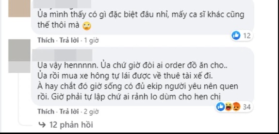 Nhiều cư dân mạng tràn vào mỉa mai cho rằng người này khen Thiều Bảo Trâm hơi lố. Ảnh chụp từ màn hình Nhiều cư dân mạng tràn vào mỉa mai cho rằng người này khen Thiều Bảo Trâm hơi lố. Ảnh chụp từ màn hình