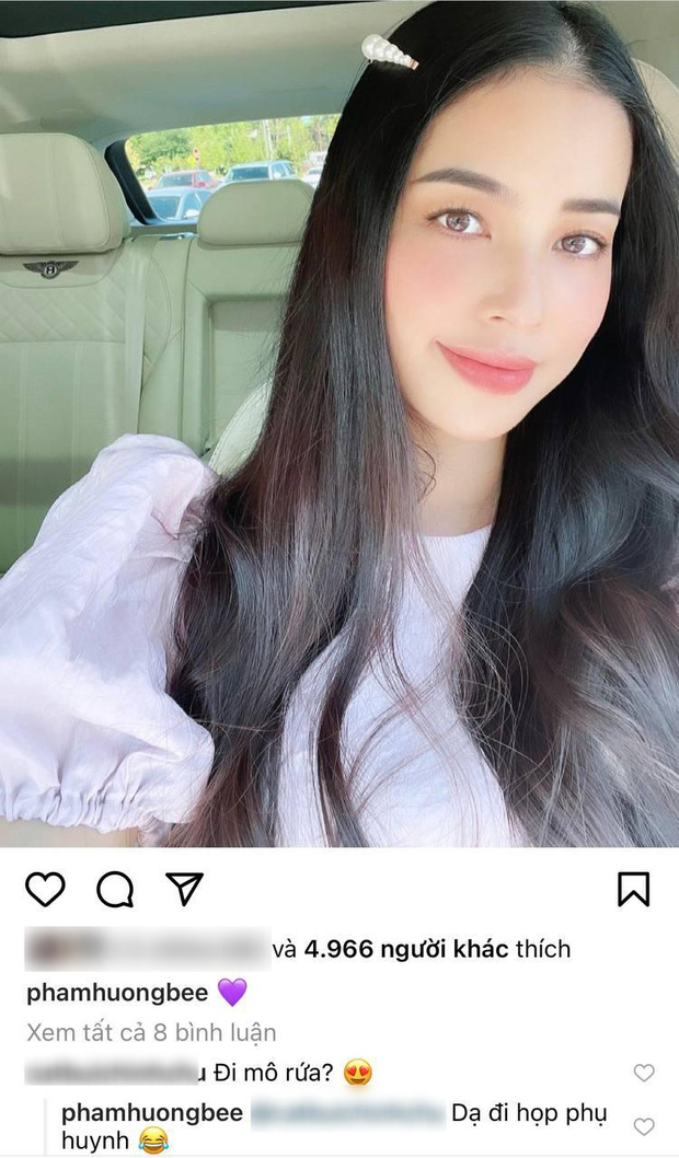 Lâu lâu mới đăng ảnh, Hoa hậu Phạm Hương khoe nhan sắc ngày càng thăng hạng. Ảnh IGNV