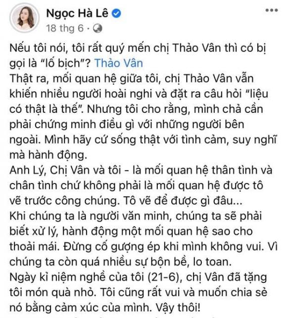 Mối quan hệ hiện tại của MC Thảo Vân và vợ mới Công Lý được tiết lộ qua 1 chi tiết 2