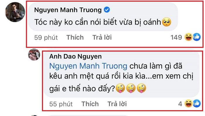 Vợ Hồng Đăng bóc phốt mối quan hệ 'chị em' giữa chồng và Mạnh Trường. Ảnh FBNV Vợ Hồng Đăng bóc phốt mối quan hệ 'chị em' giữa chồng và Mạnh Trường. Ảnh FBNV