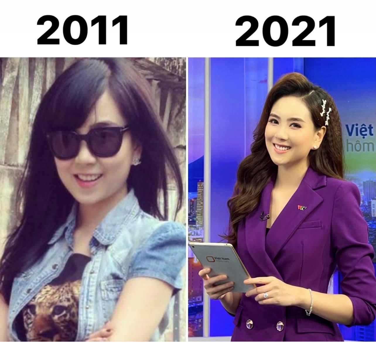 BTV Mai Ngọc VTV sở hữu nhan sắc xinh đẹp. Ảnh FBNV