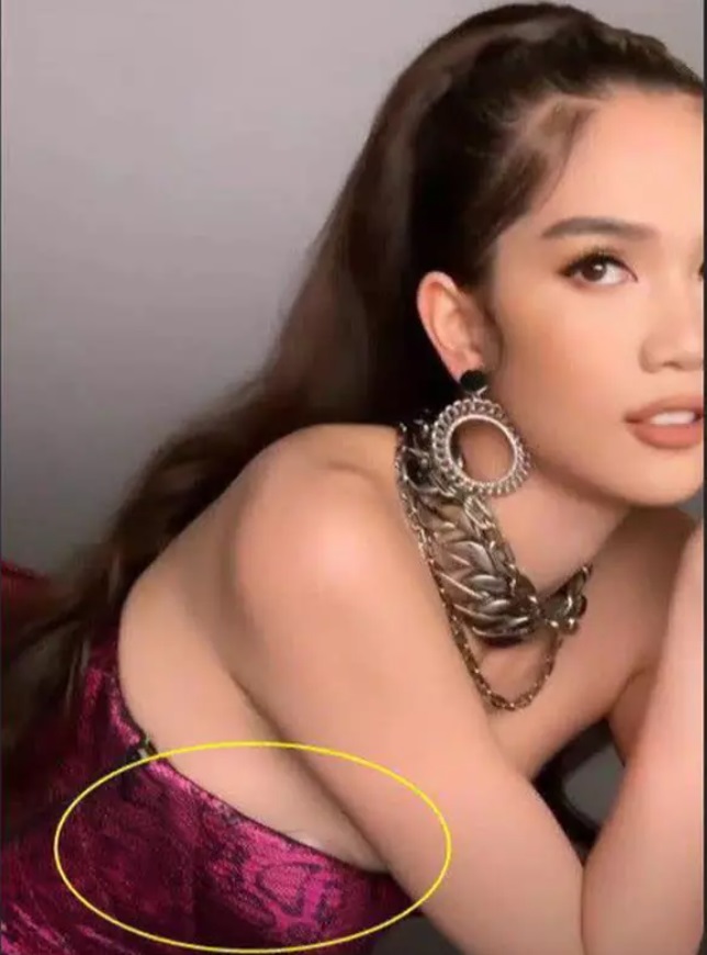 Ham diện đồ thiếu vải, Ngọc Trinh 'độn thổ' vì để lộ 'phụ tùng'. Ảnh internet