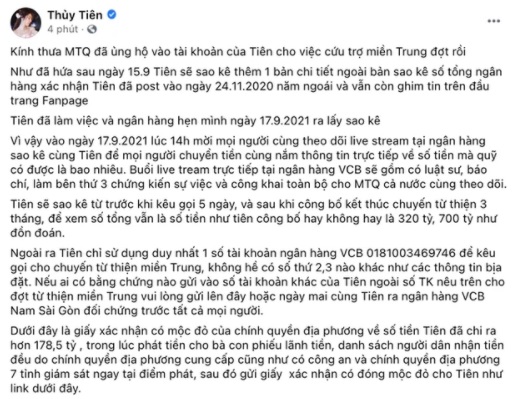 Không phải bà Phương Hằng, CĐM triệu hồi những người này khi vợ chồng Thủy Tiên chuẩn bị tung sao kê 1 Không phải bà Phương Hằng, CĐM triệu hồi những người này khi vợ chồng Thủy Tiên chuẩn bị tung sao kê 1