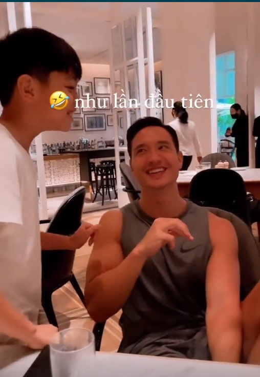 Subeo khá quấn Kim Lý. Ảnh internet Subeo khá quấn Kim Lý. Ảnh internet