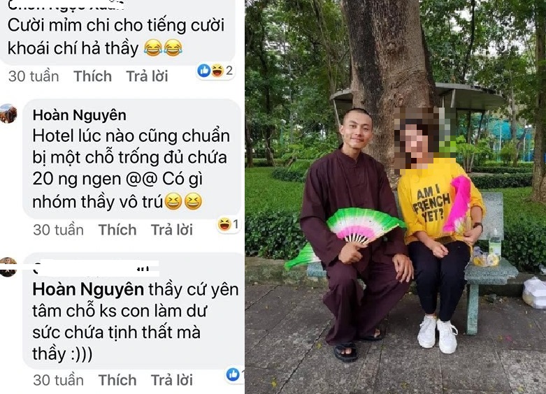 Cô gái có quan hệ thân mật với đệ tử của ông Lê Tùng Vân. Ảnh internet
