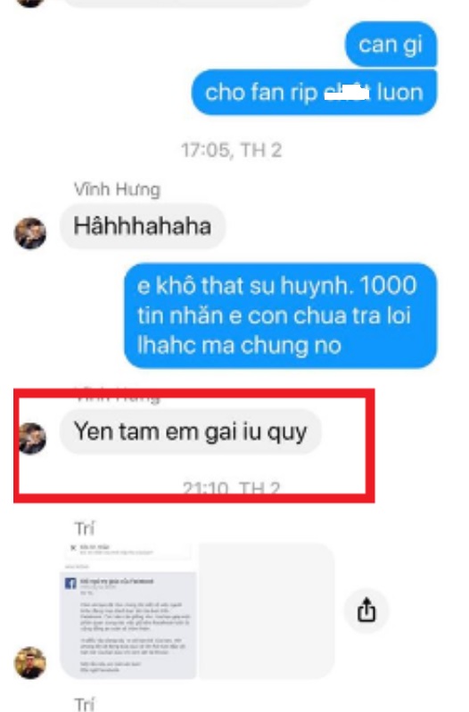 Trang Trần làm sáng tỏ chuyện nói xấu Đàm Vĩnh Hưng và được đàn anh an ủi. Ảnh internet Trang Trần làm sáng tỏ chuyện nói xấu Đàm Vĩnh Hưng và được đàn anh an ủi. Ảnh internet