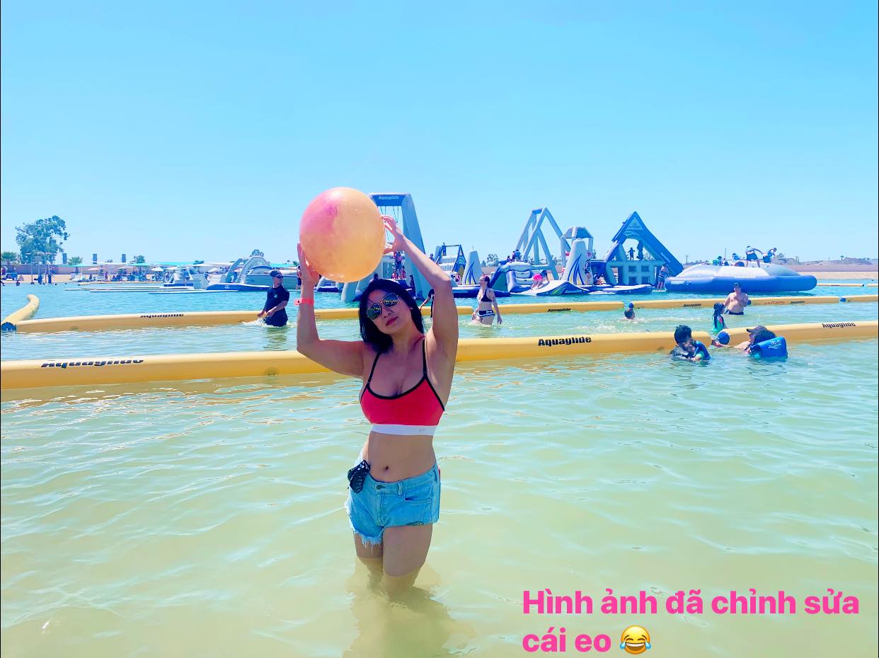 Y Phụng - tình cũ Lý Hùng qua ảnh chỉnh sửa có phần săn chắc, thon gọn hơn nhưng nữ ca sĩ quyết định sống thật với bản thân. Ảnh FBNV