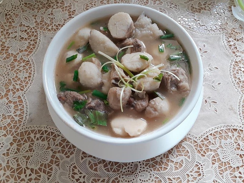 Khoai sọ nấu xương là một trong những món ngon dễ ăn. Ảnh internet