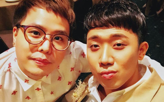 Trấn Thành - Trịnh Thăng Bình là đôi bạn thân thiết. Ảnh internet