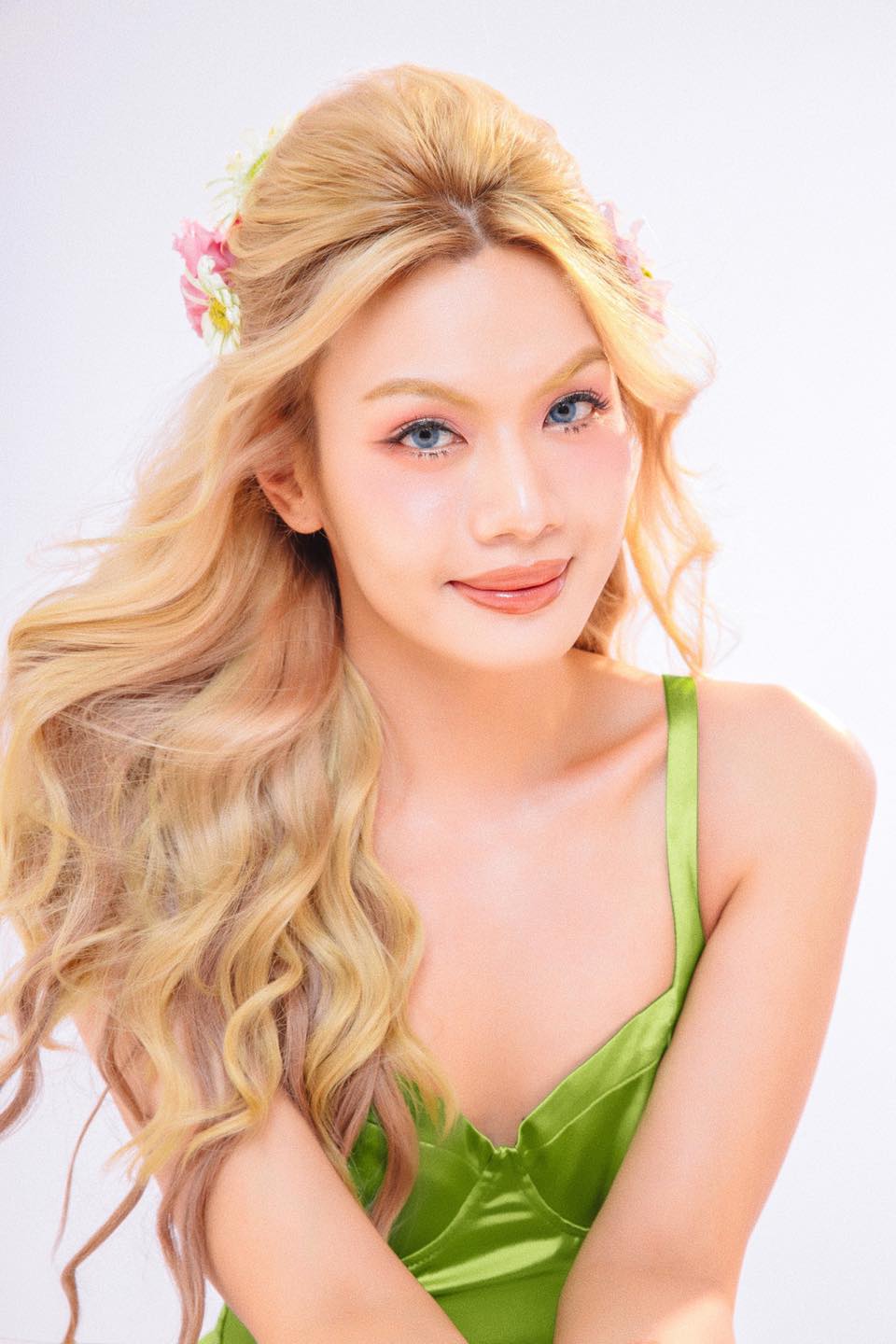 Tuy nhiên khi trang điểm lên thì Đào Bá Lộc lại rất xinh đẹp. Ảnh internet