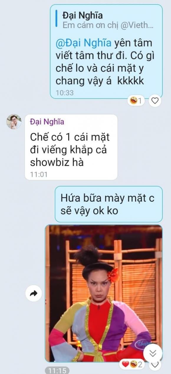 Việt Hương bị đối tượng xấu lợi dụng, đồn lo đám tang cho MC Đại Nghĩa. Ảnh internet Việt Hương bị đối tượng xấu lợi dụng, đồn lo đám tang cho MC Đại Nghĩa. Ảnh internet