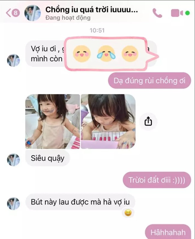 Đoạn tin nhắn phơi bày cuộc sống hôn nhân thật của vợ chồng Đông Nhi vẫn ngọt ngào sau 3 năm về chung một nhà. Ảnh internet Đoạn tin nhắn phơi bày cuộc sống hôn nhân thật của vợ chồng Đông Nhi vẫn ngọt ngào sau 3 năm về chung một nhà. Ảnh internet