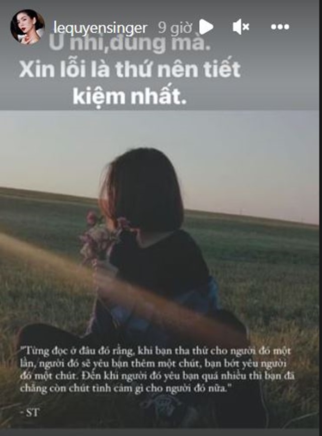 Lệ Quyên thường xuyên có những tâm trạng bất ổn khiến CDM cho rằng 'toang' với Lâm Bảo Châu. Ảnh internet