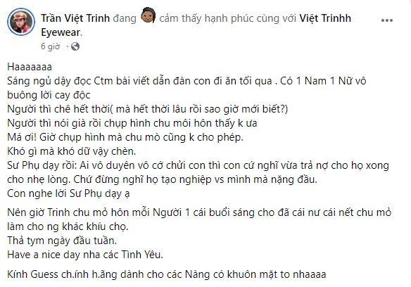 'Biểu tượng sắc đẹp' Việt Trinh đáp trả khi bị buông lời cay đắng, chê hết thời. Ảnh internet 'Biểu tượng sắc đẹp' Việt Trinh đáp trả khi bị buông lời cay đắng, chê hết thời. Ảnh internet