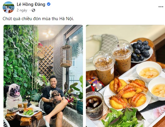 Bỏ ngoài tai ồn ào, Hồng Đăng nhanh chóng quay trở lại cuộc sống đời thường. Ảnh internet Bỏ ngoài tai ồn ào, Hồng Đăng nhanh chóng quay trở lại cuộc sống đời thường. Ảnh internet