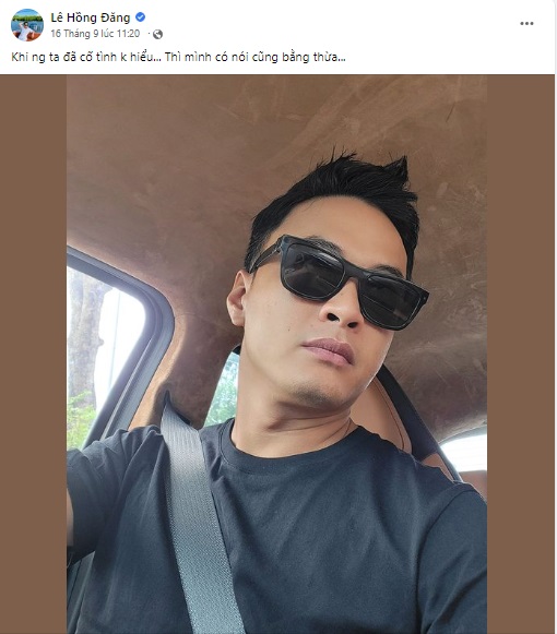 Hồng Đăng thường xuyên khoe ảnh trên trang cá nhân sau ồn ào. Ảnh internet Hồng Đăng thường xuyên khoe ảnh trên trang cá nhân sau ồn ào. Ảnh internet