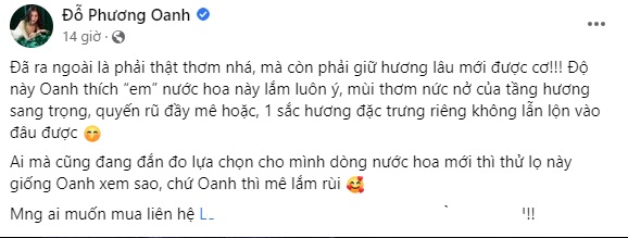 Phương Oanh lập tức đăng đàn gây chú ý ngay sau khi Shark Bình và vợ hòa giải thất bại. Ảnh internet Phương Oanh lập tức đăng đàn gây chú ý ngay sau khi Shark Bình và vợ hòa giải thất bại. Ảnh internet