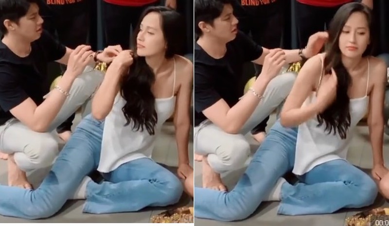 Mai Phương Thúy mỗi khi xuất hiện bên Noo Phước Thịnh là lại tình cảm như cặp tình nhân. Ảnh internet Mai Phương Thúy mỗi khi xuất hiện bên Noo Phước Thịnh là lại tình cảm như cặp tình nhân. Ảnh internet