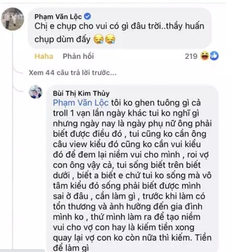 Lộc Fuho bẽ bàng bị vợ bóc phốt trên mạng xã hội. Ảnh internet