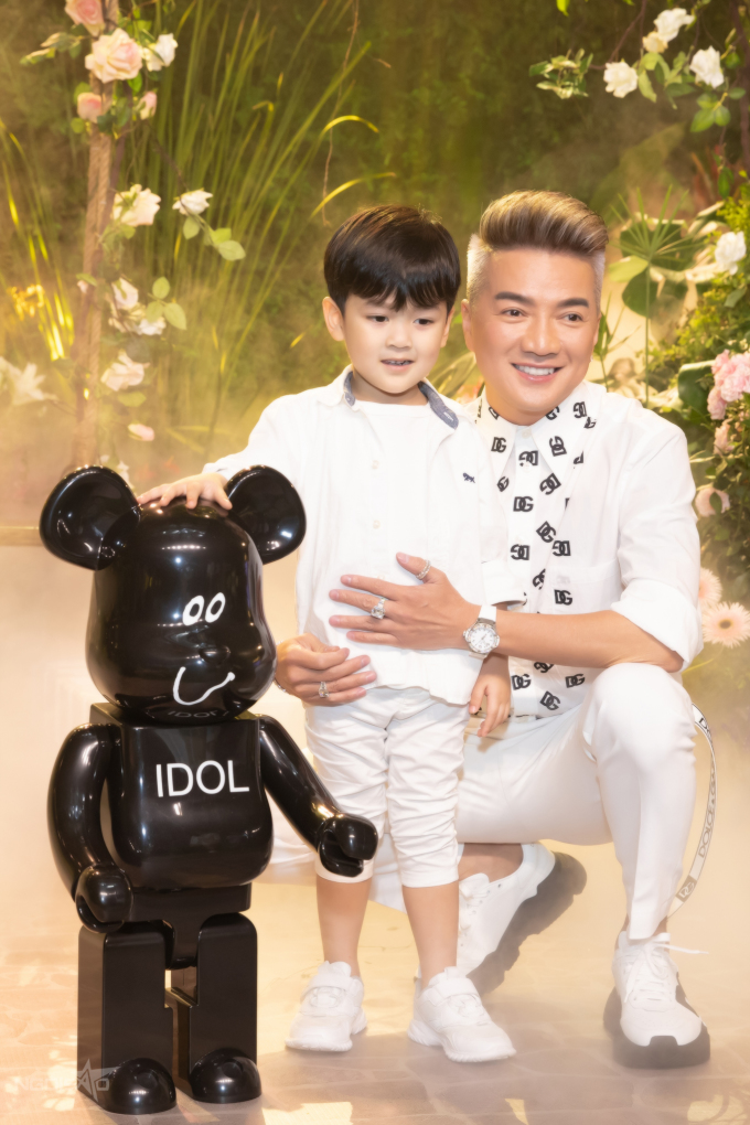 Con trai kháu khỉnh của Đàm Vĩnh Hưng. Ảnh internet