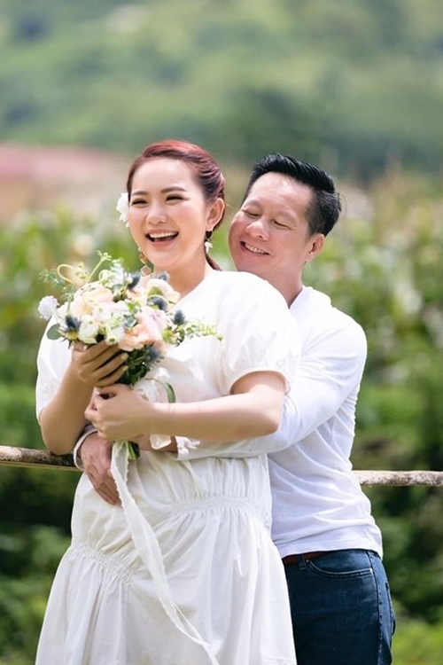 Phan Như Thảo được chồng cưng chiều hết mực. Ảnh internet Phan Như Thảo được chồng cưng chiều hết mực. Ảnh internet