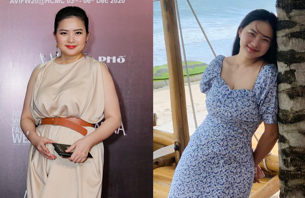 Phan Như Thảo giảm cân thành công sau nhiều năm bị chê phát tướng. Ảnh internet