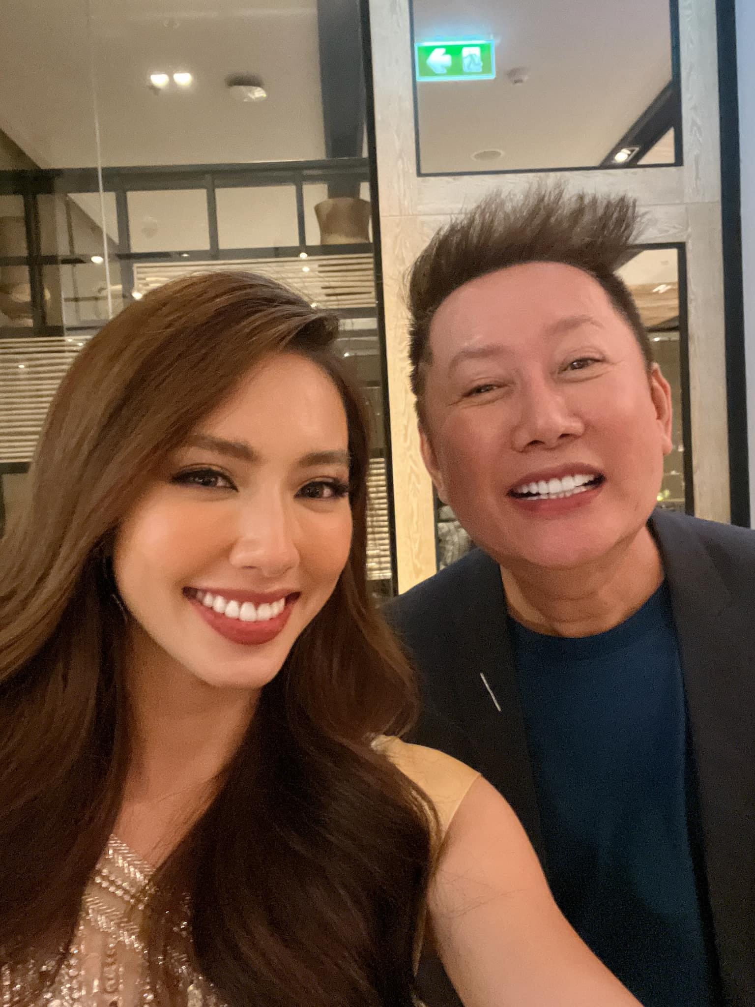 Ông Nawat từng dành nhiều lời khen cho Hoa hậu Thùy Tiên. Ảnh internet