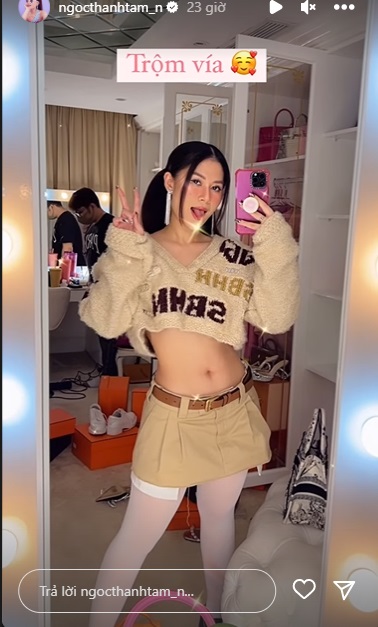 Chân dài bị nghi đẻ con cho Đàm Vĩnh Hưng cật lực giảm cân khoe vóc dáng nuột nà. Ảnh internet