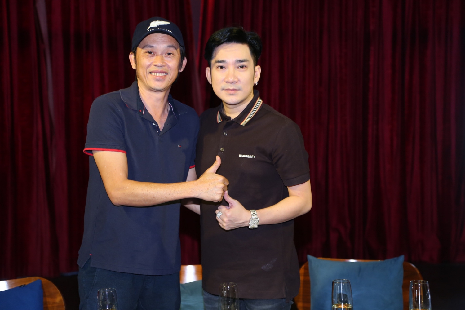 Danh hài Hoài Linh hết mực yêu thương Quang Hà. Ảnh internet