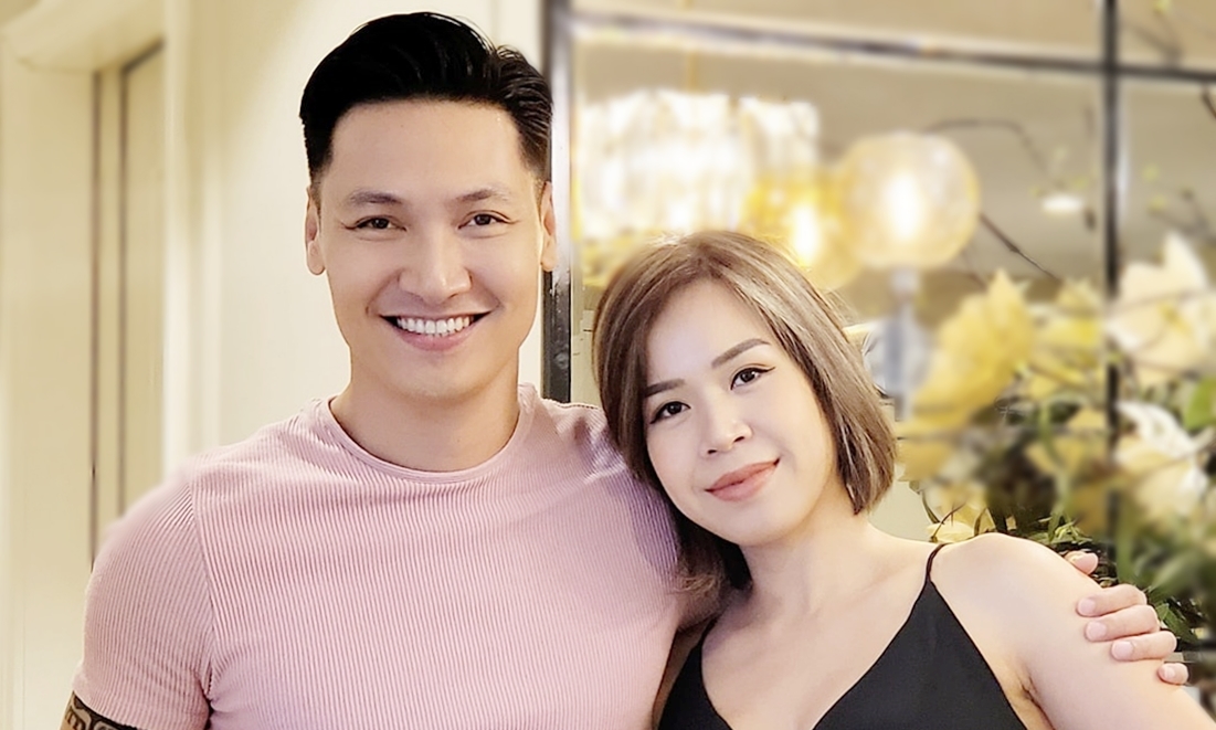 Mạnh Trường và vợ từng là bạn học cùng lớp. Ảnh internet