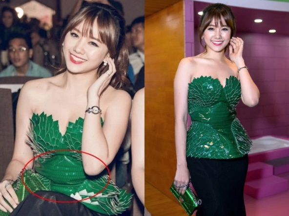 Hari Won từng khổ sở vi tăng cân. Ảnh internet