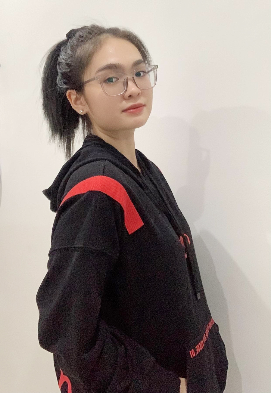 Trước khi tăng cân, Thiện Nhân sở hữu ngoại hình thon thả. Ảnh internet