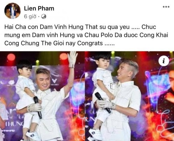 Vợ cũ có hành động đáng nể dành cho Đàm Vĩnh Hưng và con trai nam ca sĩ - Ảnh 1