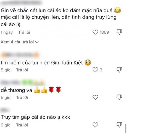 Cư dân mạng nhanh chóng soi ra chi tiết chiếc áo giống Gin Tuấn Kiệt. Ảnh internet