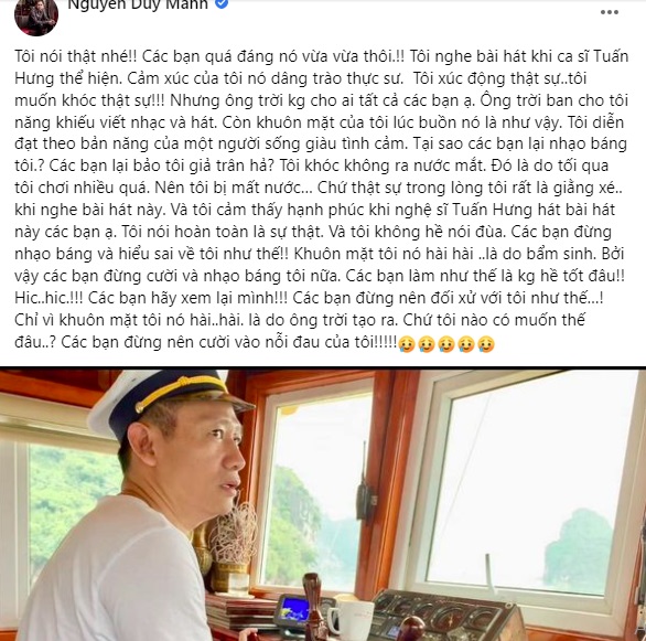 Ca sĩ Duy Mạnh bất ngờ tha thiết cầu xin CDM: Lý do phía sau mới đáng suy ngẫm - Ảnh 1 Ca sĩ Duy Mạnh bất ngờ tha thiết cầu xin CDM: Lý do phía sau mới đáng suy ngẫm - Ảnh 1