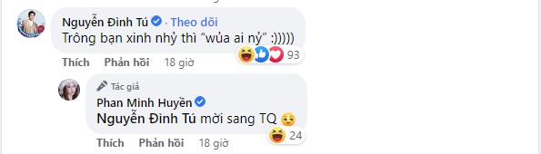 Sau bao đồn đoán, Đình Tú bất ngờ nói lời yêu công khai với Huyền Lizzie. Ảnh internet