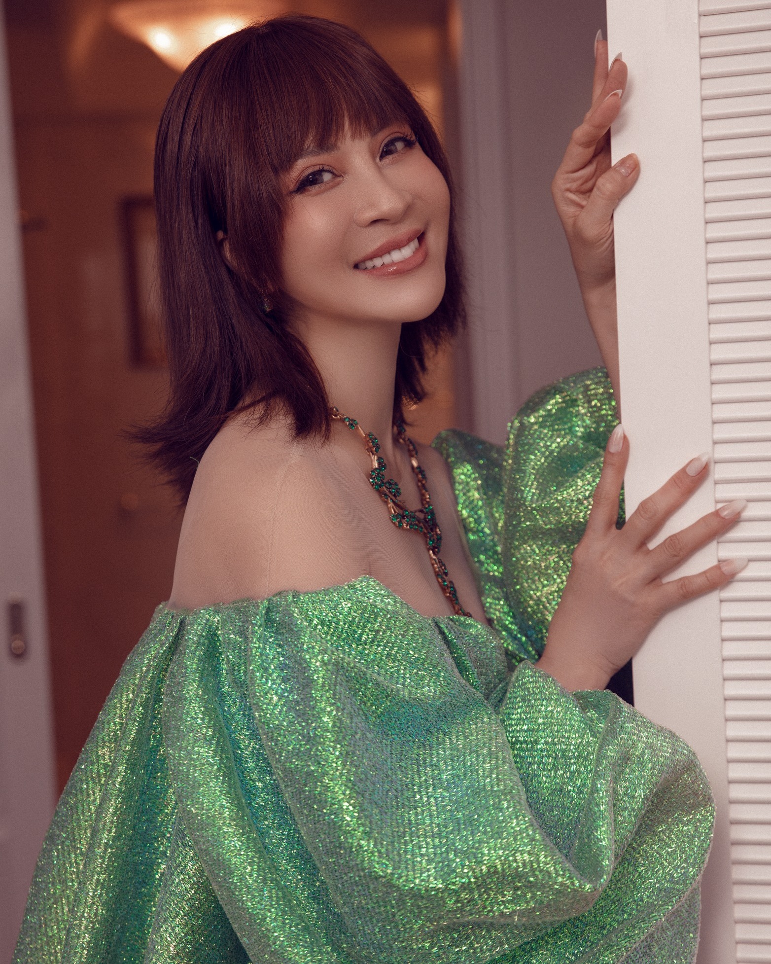 'Nữ hoàng ảnh lịch' - MC Thanh Mai hack tuổi với kiểu tóc trẻ trung. Ảnh internet