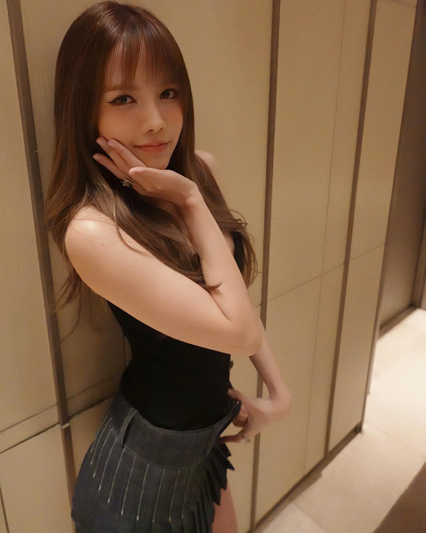 Nhan sắc ngày càng thăng hạng của Thiều Bảo Trâm. Ảnh internet