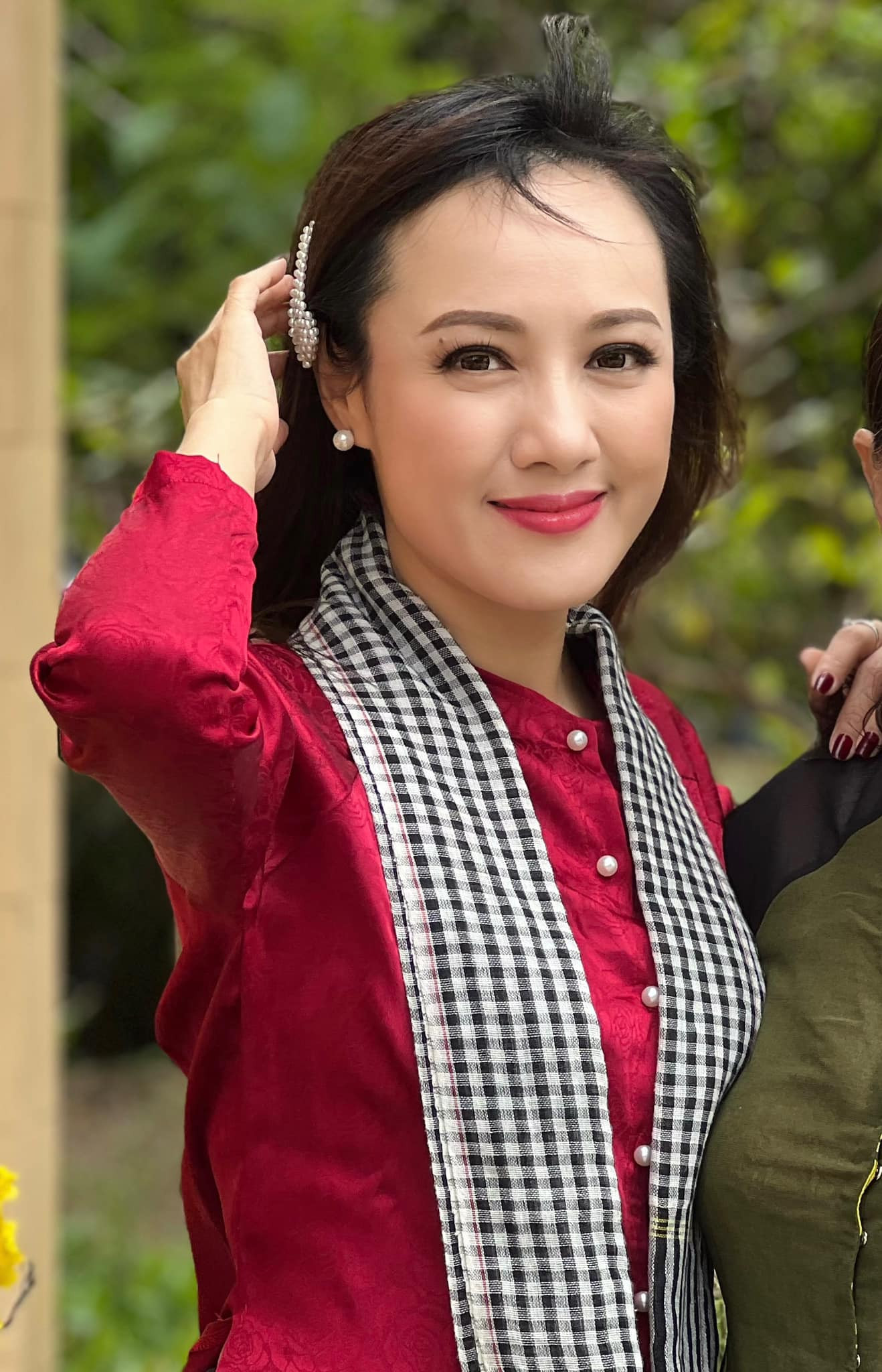 Nhan sắc xinh đẹp của BTV Hoài Anh. Ảnh internet Nhan sắc xinh đẹp của BTV Hoài Anh. Ảnh internet
