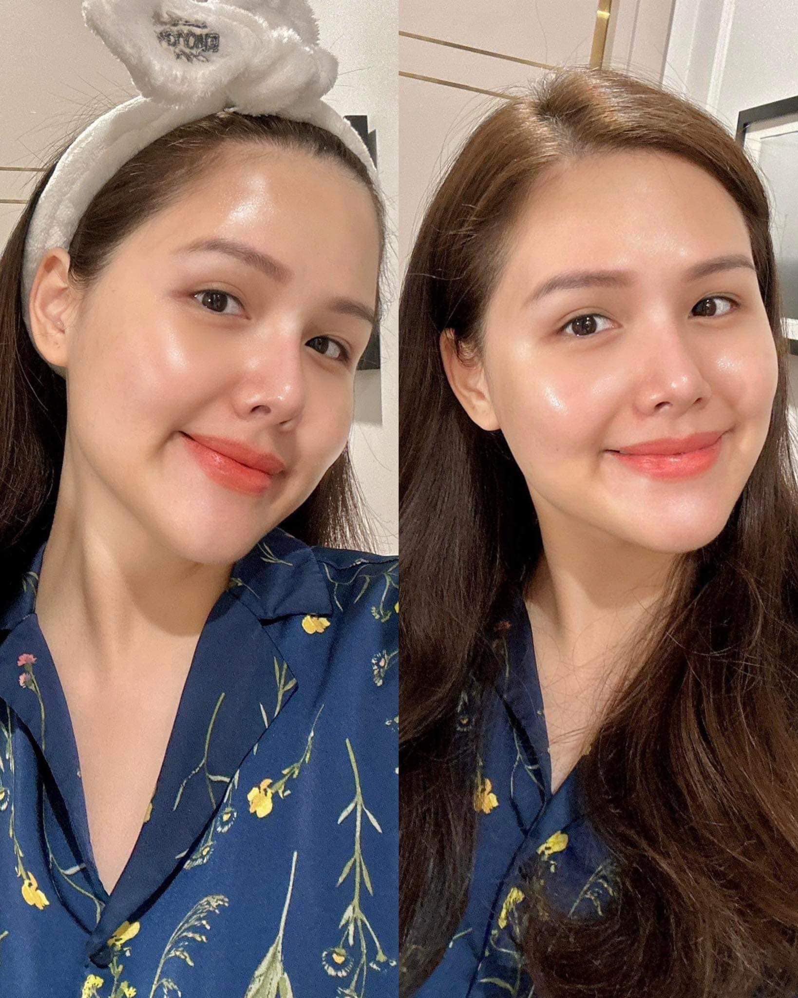 Mặt mộc hoàn hảo của Phanh Lee. Ảnh internet