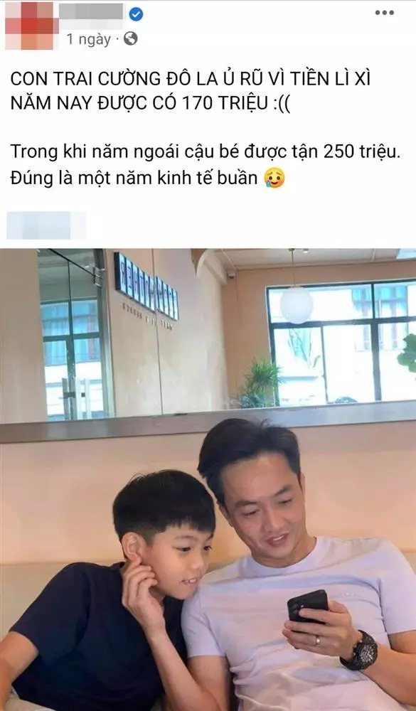 Thông tin không chính xác về con trai Hồ Ngọc Hà - Cường đô la. Ảnh internet Thông tin không chính xác về con trai Hồ Ngọc Hà - Cường đô la. Ảnh internet